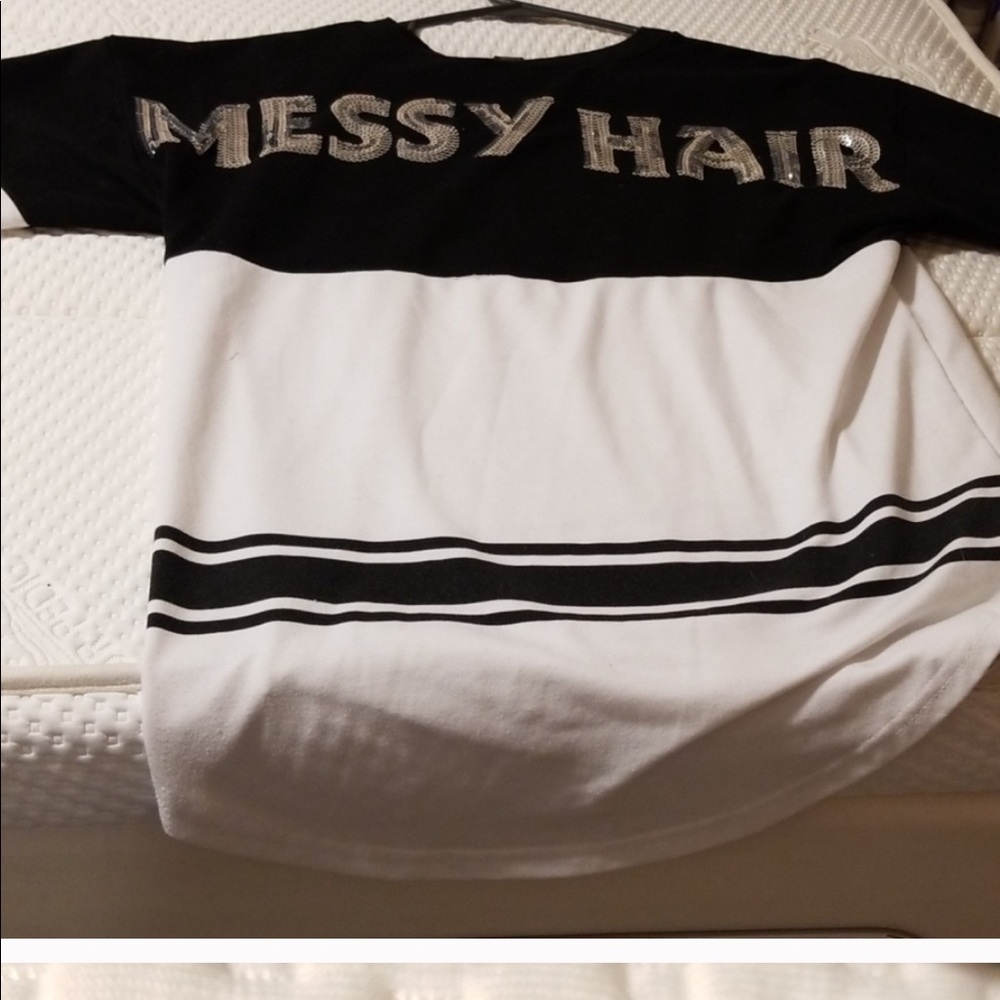 Rue21 “Messy hair don’t care” Jersey long sleeve